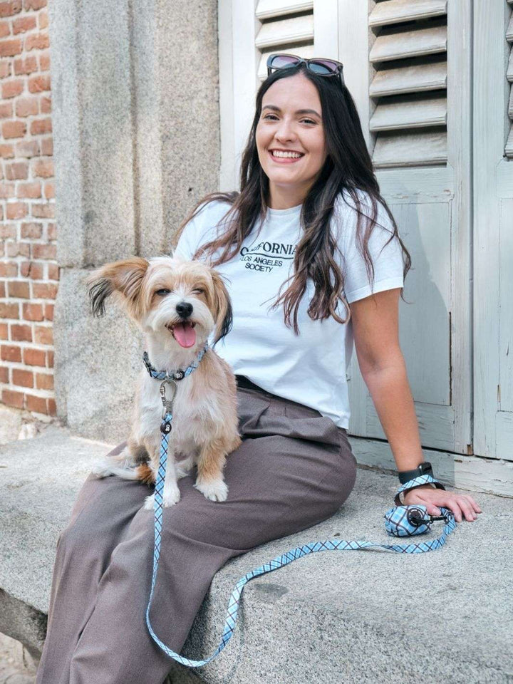 COLLAR PARA PERRO TARTÁN BLUE MOCCA