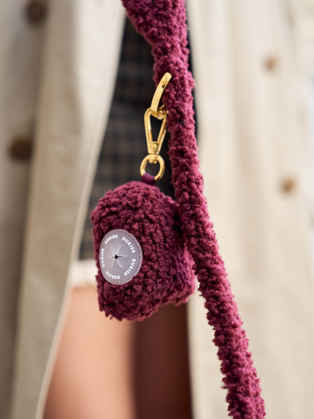 PORTA BOLSAS CACA TEDDY CHERRY