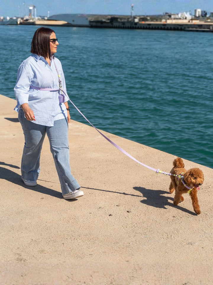WATERPROOF HANDS-FREE LEASH VIOLET MATCHA