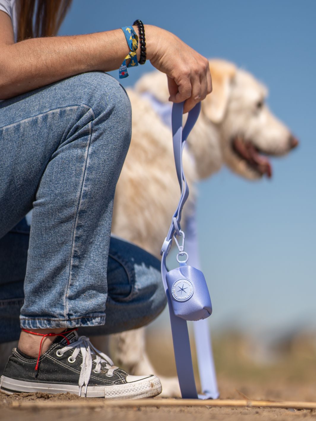 CORREA WATERPROOF PARA PERRO BLUE LAVANDER