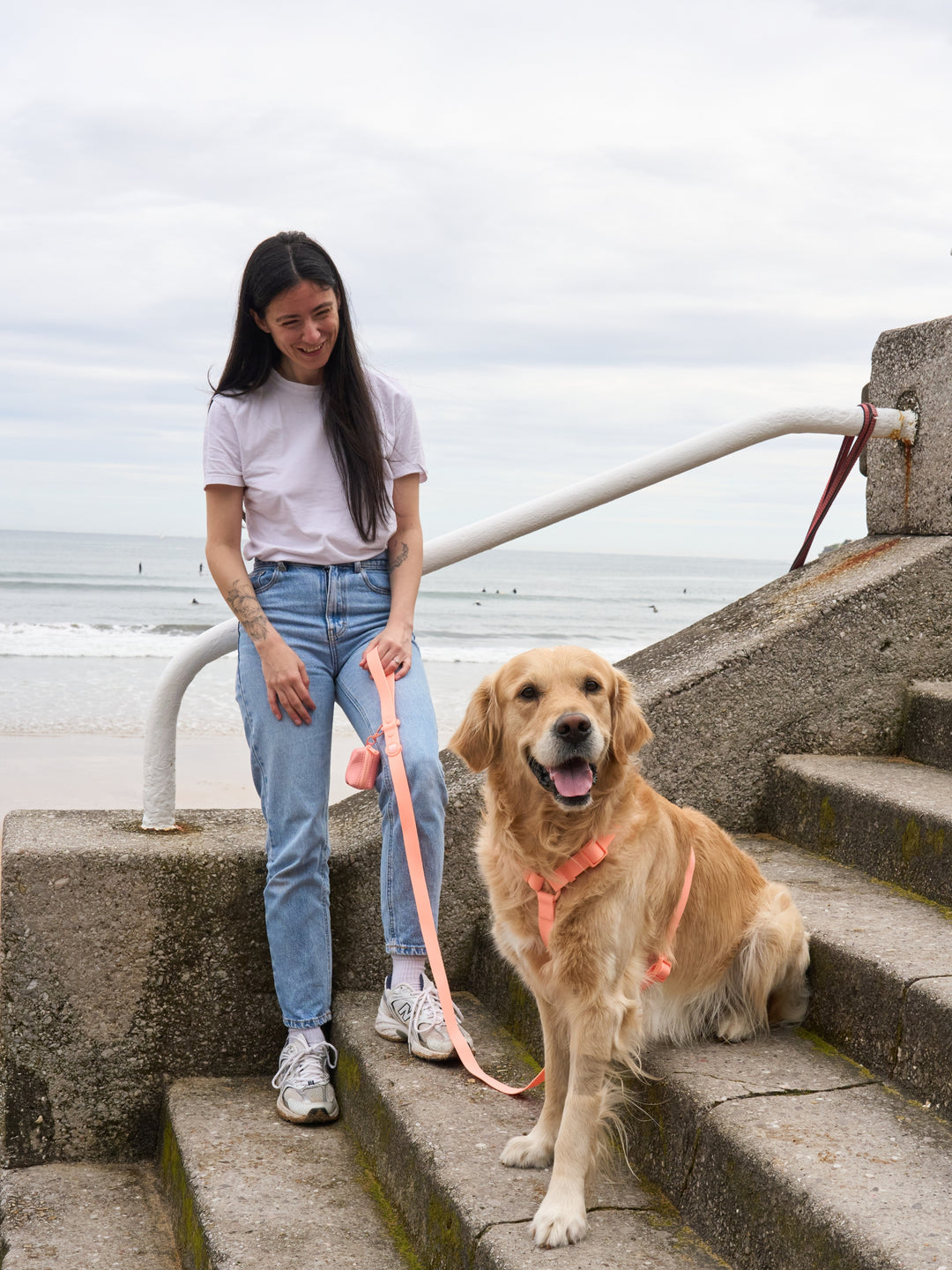 HARNAIS WATERPROOF CORAL POUR CHIEN