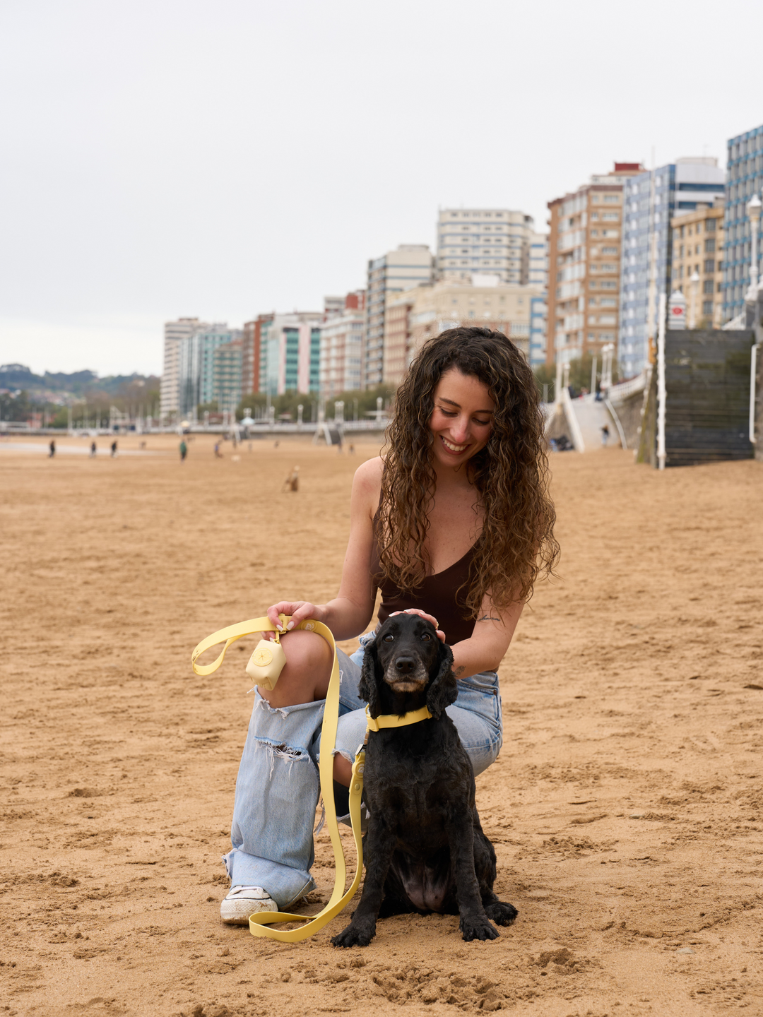 COLLARE WATERPROOF PER CANE YELLOW