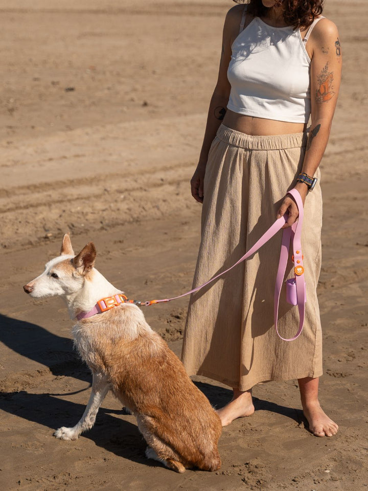 ARNÊS WATERPROOF PARA CÃES TANGERINE PINK