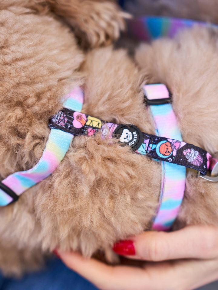 CLASSIC HARNESS PINK GALAXY FOR DOGS