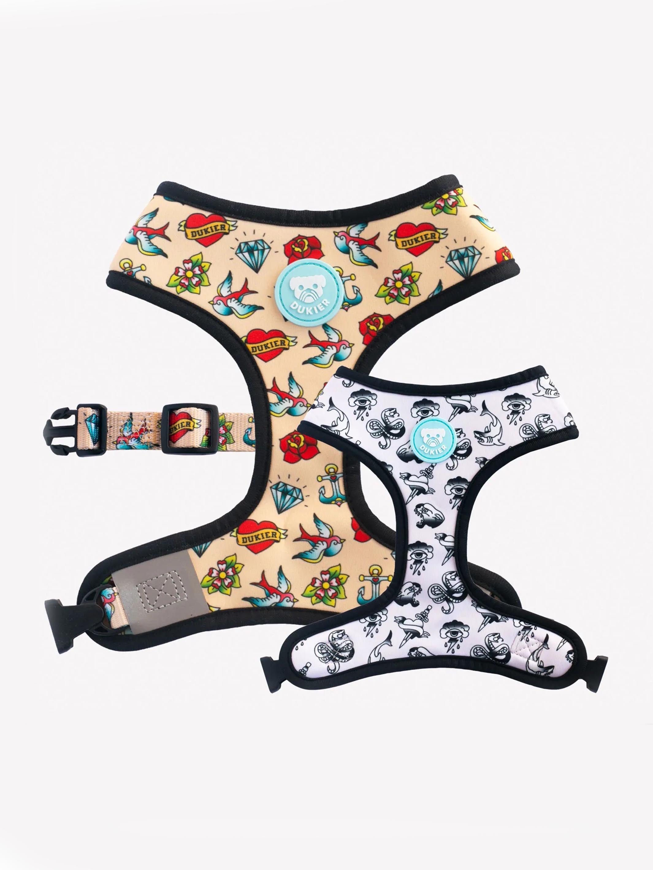 TATTOO REVERSIBLE DOG HARNESS