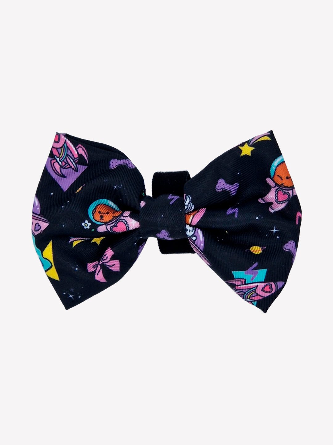 PINK GALAXY BOW TIE FOR DOGS