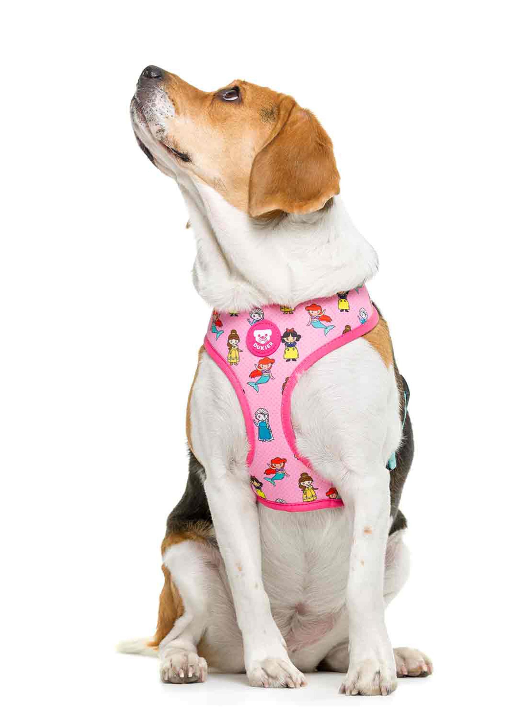 REVERSIBLE PRINCESS HARNESS FOR DOGS