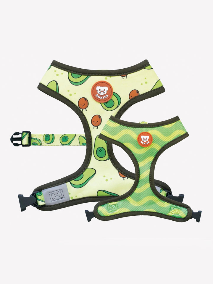 AVOCADO REVERSIBLE DOG HARNESS