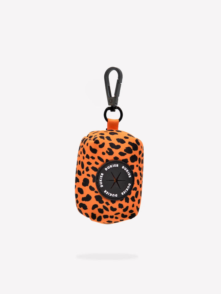 CHEETAH GOLD POO BAG HOLDER