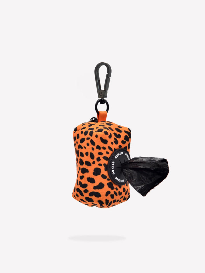 CHEETAH GOLD POO BAG HOLDER