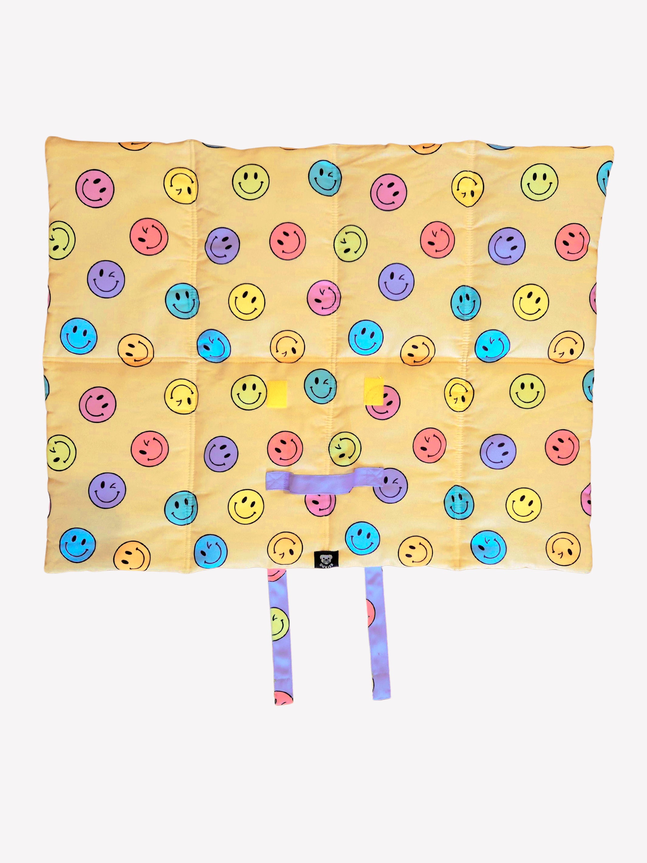ROLL UP PET MAT: SMILEY
