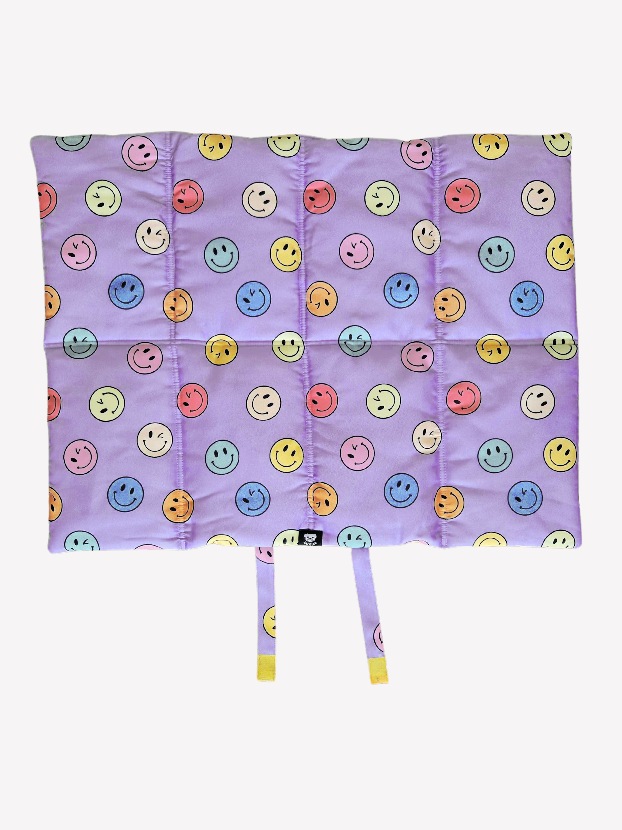 ROLL UP PET MAT: SMILEY